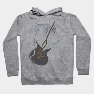 Music Guitar Design BY OverView Hoodie